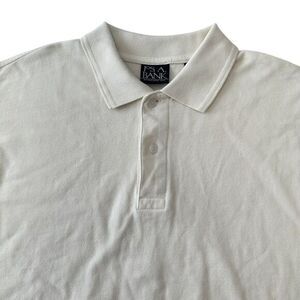 Jos.A. Bank‎ Classic Cream Polo Shirt Casual Business Golf Essential Mens Large